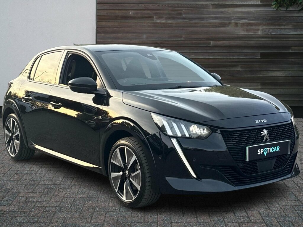 Peugeot e-208 50Kwh Gt 11Kw Charger SD72PPX Black #2