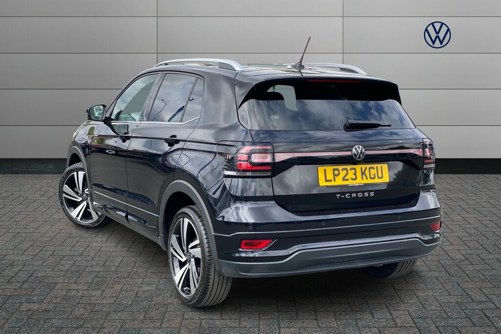 Volkswagen T-Cross 1.0 Tsi 110 R-line Dsg LP23KGU Black #3
