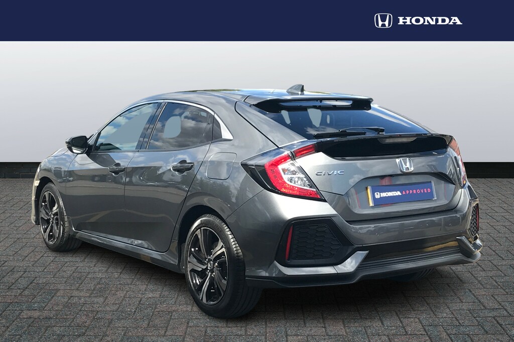 Honda Civic 1.0 Vtec Turbo Ex Cvt Silver #2