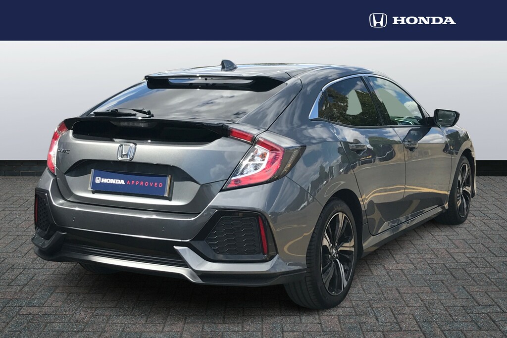 Honda Civic 1.0 Vtec Turbo Ex Cvt Silver #5