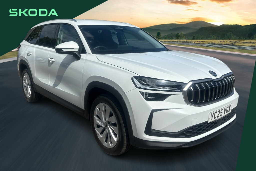 Skoda Kodiaq 2.0 Tdi Se L Dsg 7 Seat YC25VGX White