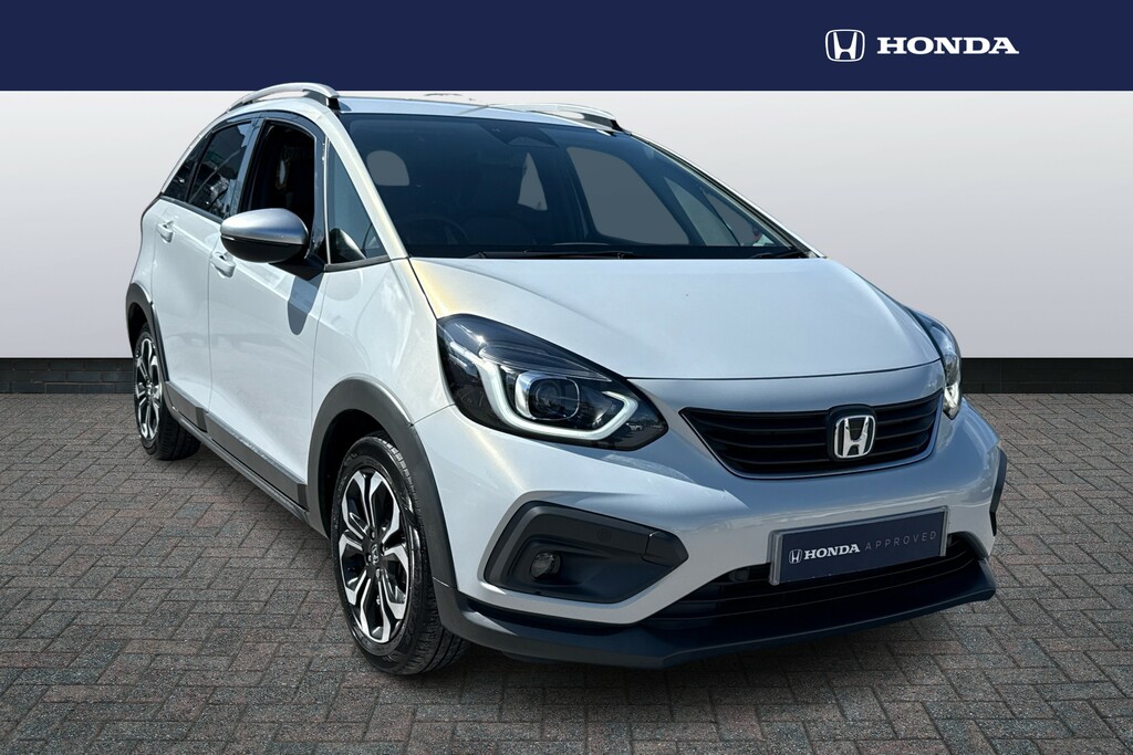 Honda Jazz 1.5 I-mmd Hybrid Crosstar Ex Ecvt White