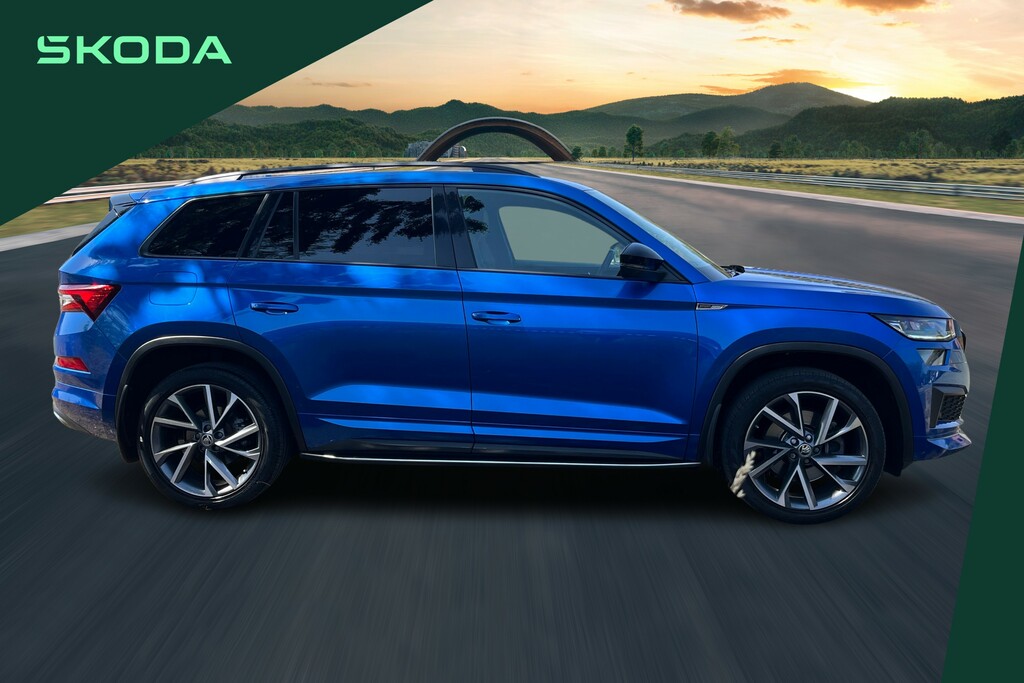 Skoda Kodiaq 2.0 Tsi 190 Sport Line 4X4 Dsg 7 Seat Blue #4