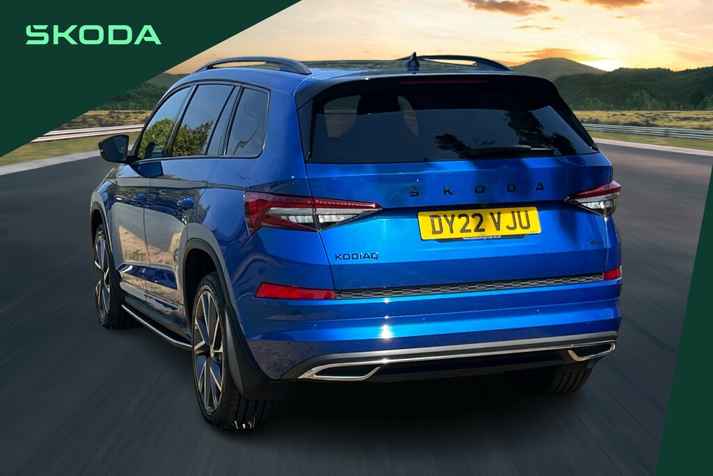 Skoda Kodiaq 2.0 Tsi 190 Sport Line 4X4 Dsg 7 Seat Blue #3