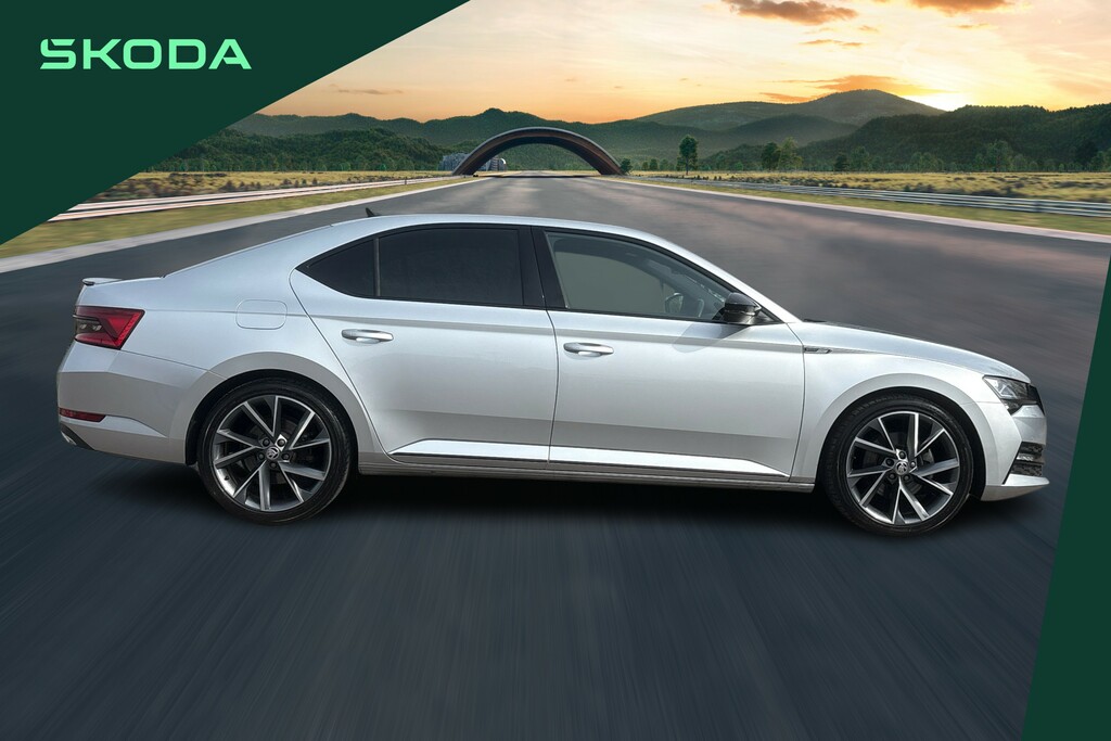 Skoda Superb 2.0 Tdi Cr Sport Line Plus Dsg Silver #4