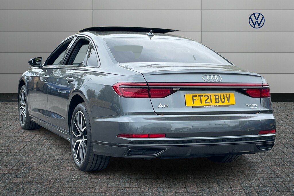 Audi A8 50 Tdi Quattro Black Edition Tiptronic FT21BUV Grey #3