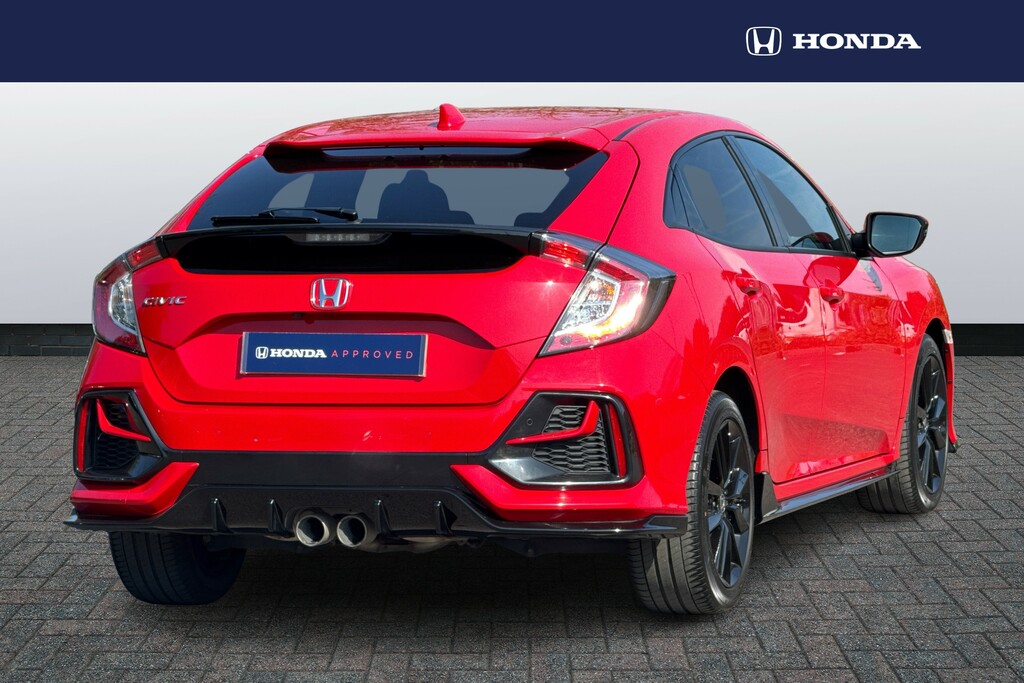 Honda Civic 1.5 Vtec Turbo Sport Red #5