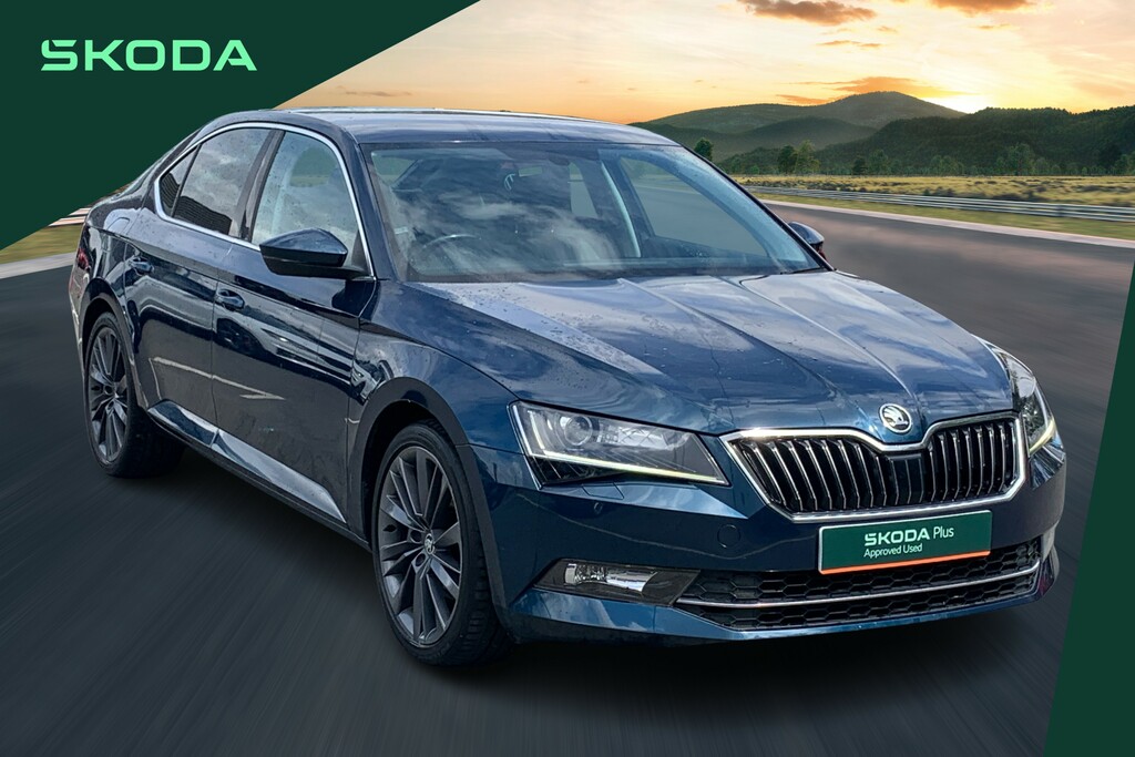 Skoda Superb 2.0 Tdi Cr Se L Executive Dsg 7 Speed Blue