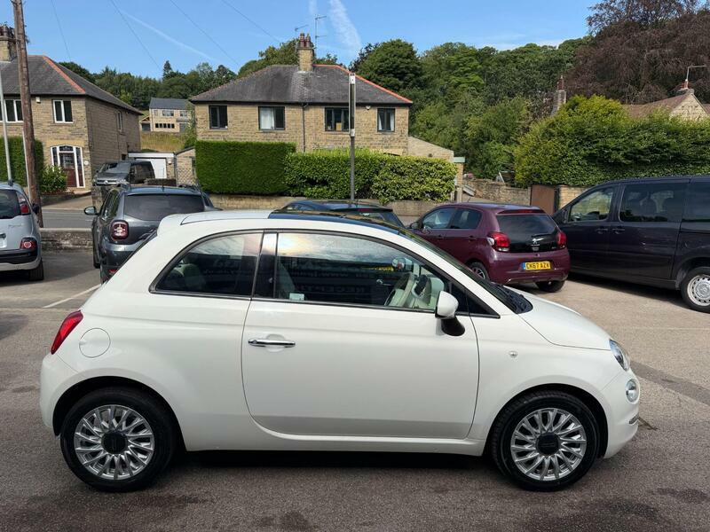 Fiat 500 1.2-lounge-hatchback-3dr-petrol-manual-euro-6-ss SC67GVA White #6