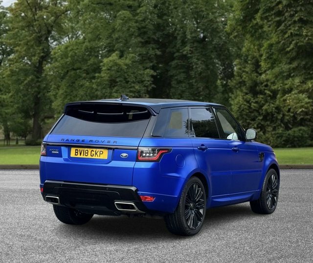 Land Rover Range Rover Sport 2018 3.0 Sd V6 Dynamic Suv Diese BV18GKP Blue #4