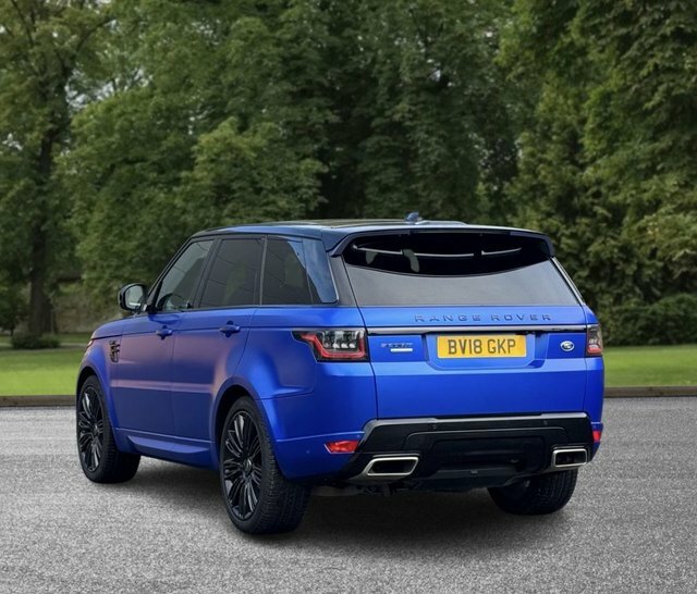 Land Rover Range Rover Sport 2018 3.0 Sd V6 Dynamic Suv Diese BV18GKP Blue #5
