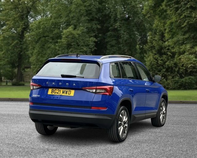 Skoda Kodiaq 2021 2.0 Tdi Se Drive Suv Dsg Euro 6 S BG21MWD Blue #4