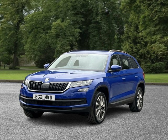 Skoda Kodiaq 2021 2.0 Tdi Se Drive Suv Dsg Euro 6 S BG21MWD Blue #2