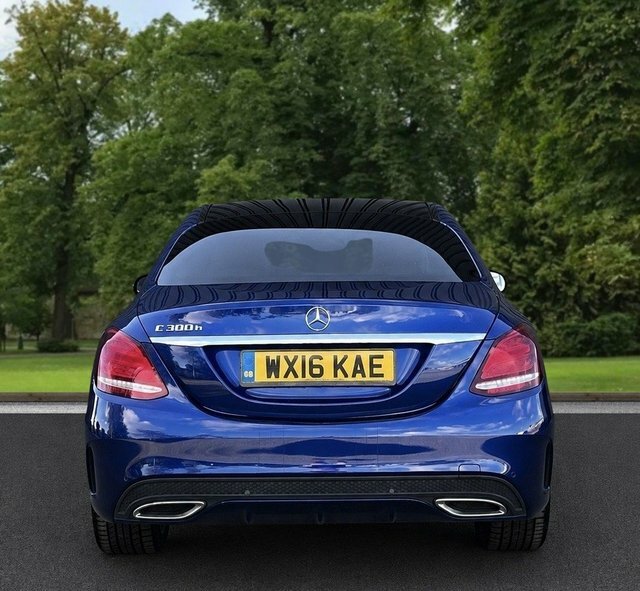 Mercedes-Benz C Class 2016 2.1 C300dh Amg Line Premium Plus Saloon Blue #5