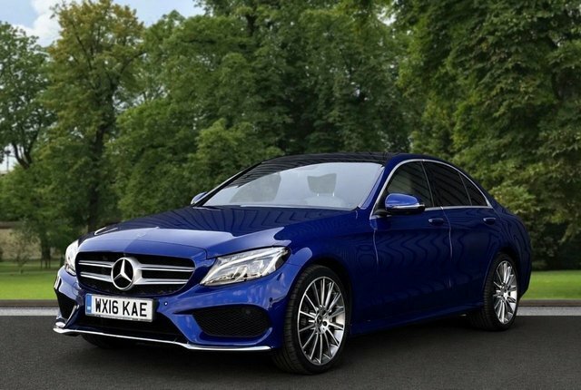 Mercedes-Benz C Class 2016 2.1 C300dh Amg Line Premium Plus Saloon Blue #2