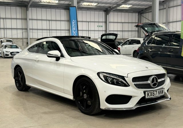 Mercedes-Benz C Class 2017 2.0 C200 Amg Line Coupe G-tronic White