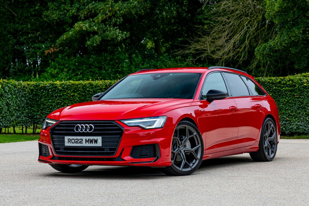 Audi A6 Avant Estate 2.0 Tdi 40 Black Edition 2022 Red #4