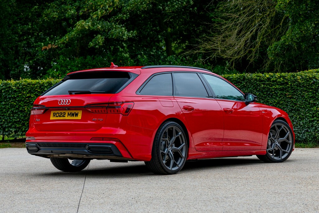 Audi A6 Avant Estate 2.0 Tdi 40 Black Edition 2022 Red #5