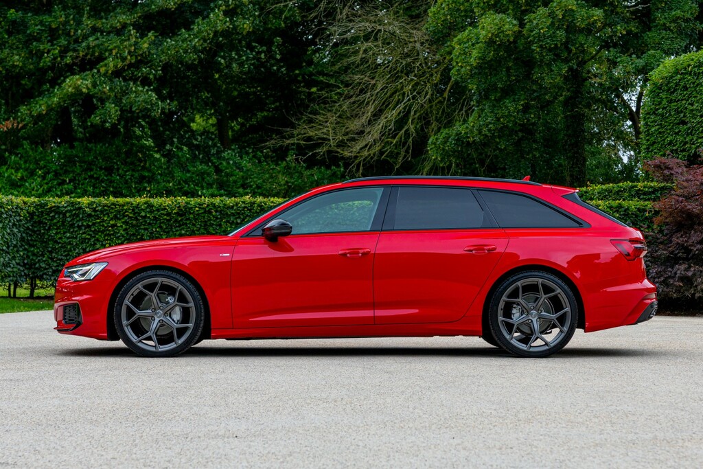 Audi A6 Avant Estate 2.0 Tdi 40 Black Edition 2022 Red #3