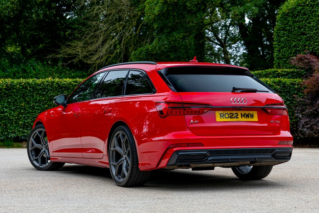 Audi A6 Avant Estate 2.0 Tdi 40 Black Edition 2022 Red #2