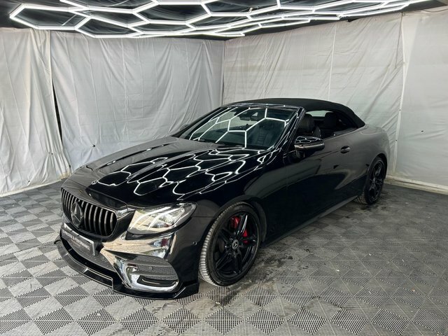 Mercedes-Benz E Class 2.0 E300 Amg Line Cabriolet G-tronic Euro 6 S S OU68OJD Black #3