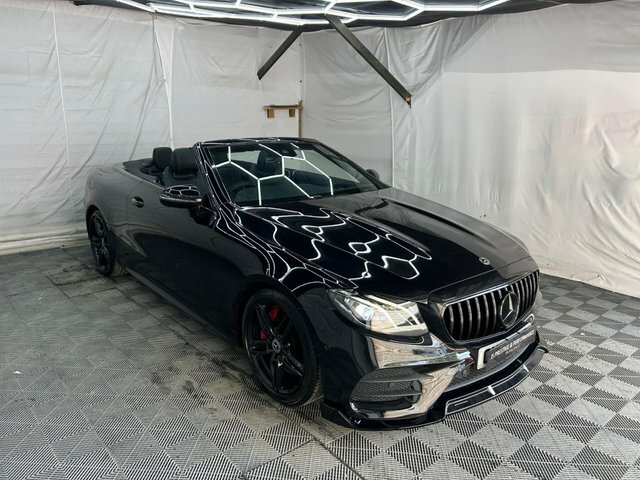 Mercedes-Benz E Class 2.0 E300 Amg Line Cabriolet G-tronic Euro 6 S S OU68OJD Black