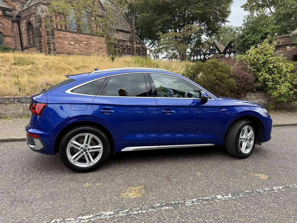 Audi Q5 2.0 Tdi 40 S Line Sportback S Tronic Qu Blue #6
