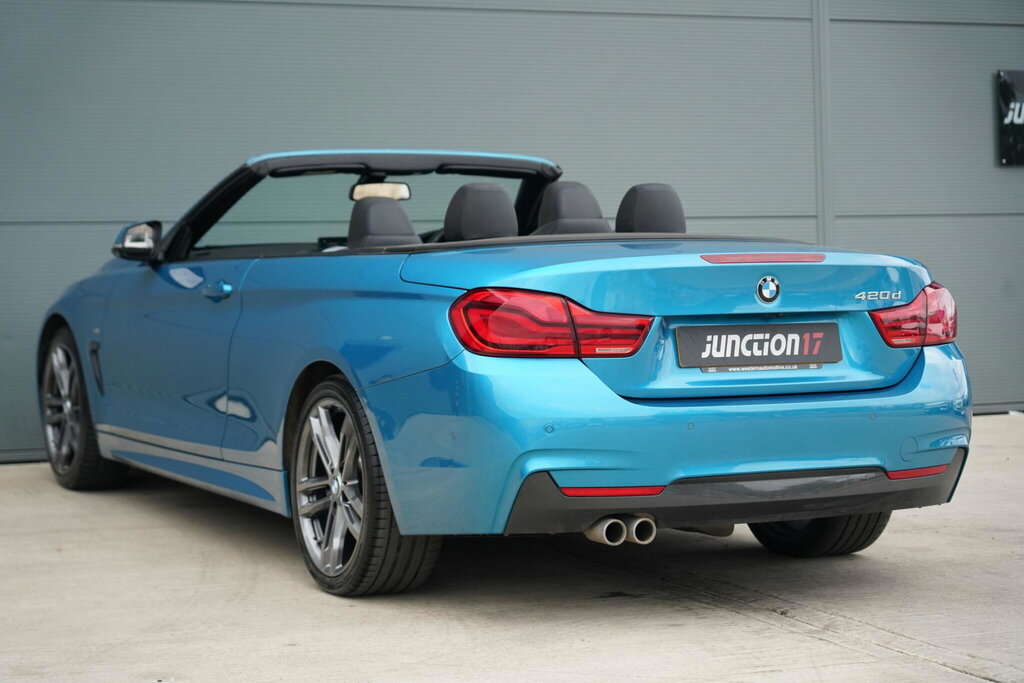 BMW 4 Series 2.0 420D M Sport Euro 6 Ss YE19GNU Blue #6