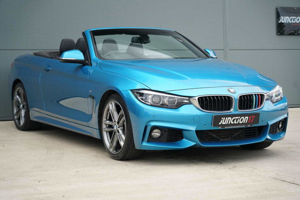 BMW 4 Series 2.0 420D M Sport Euro 6 Ss YE19GNU Blue #3
