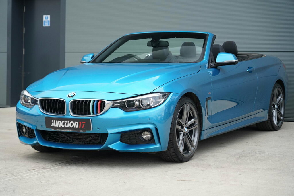 BMW 4 Series 2.0 420D M Sport Euro 6 Ss YE19GNU Blue #5