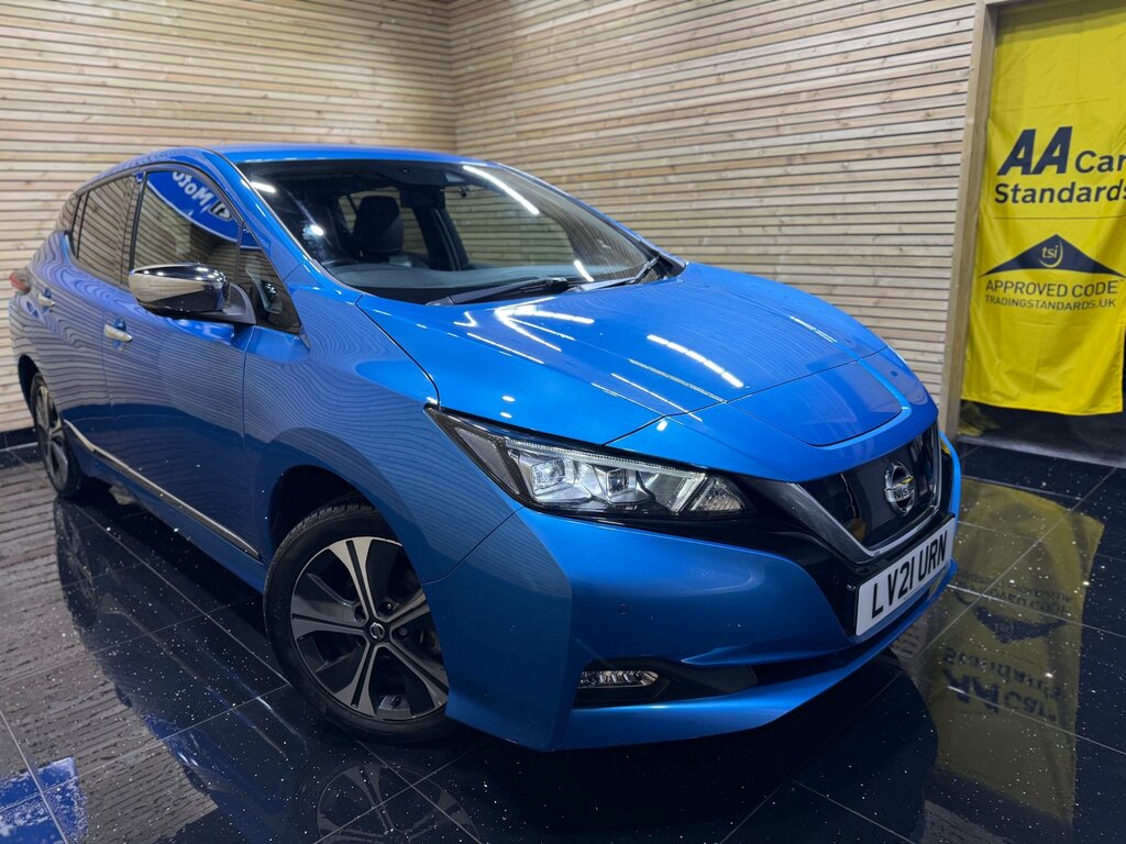 Nissan Leaf 62Kwh E Tekna Hatchback 217 Ps Blue #4