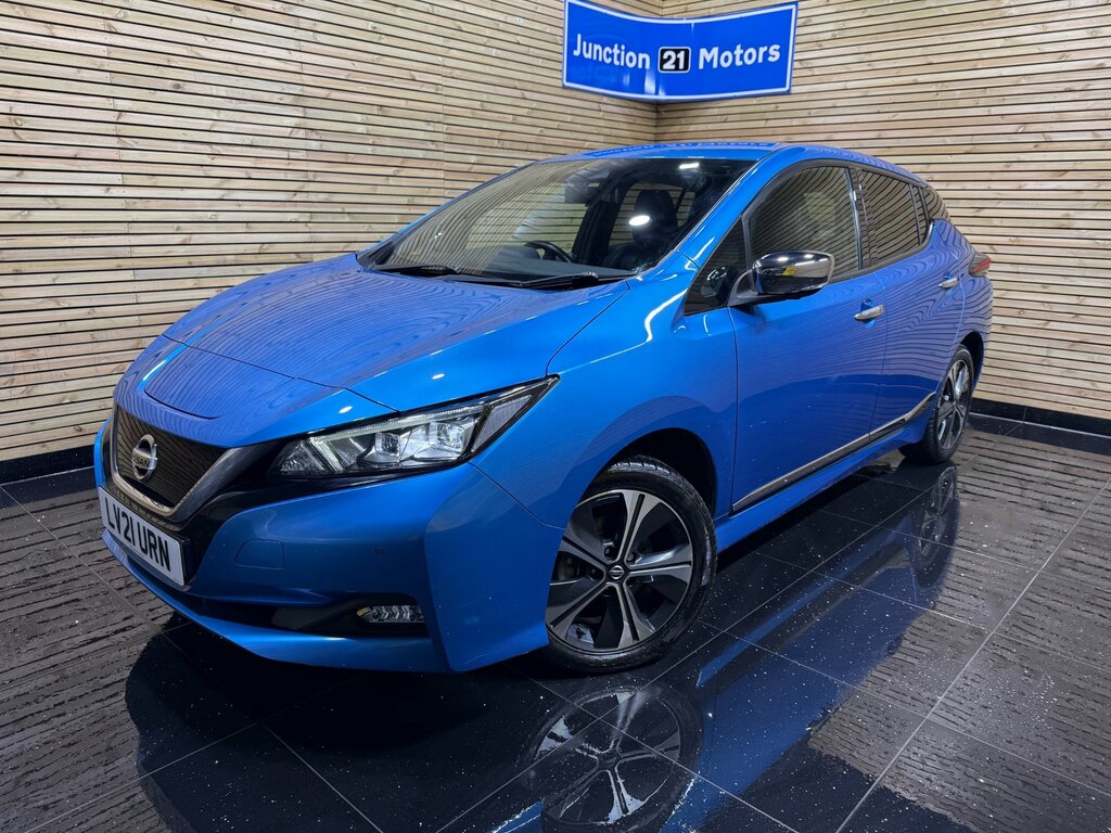 Nissan Leaf 62Kwh E Tekna Hatchback 217 Ps Blue