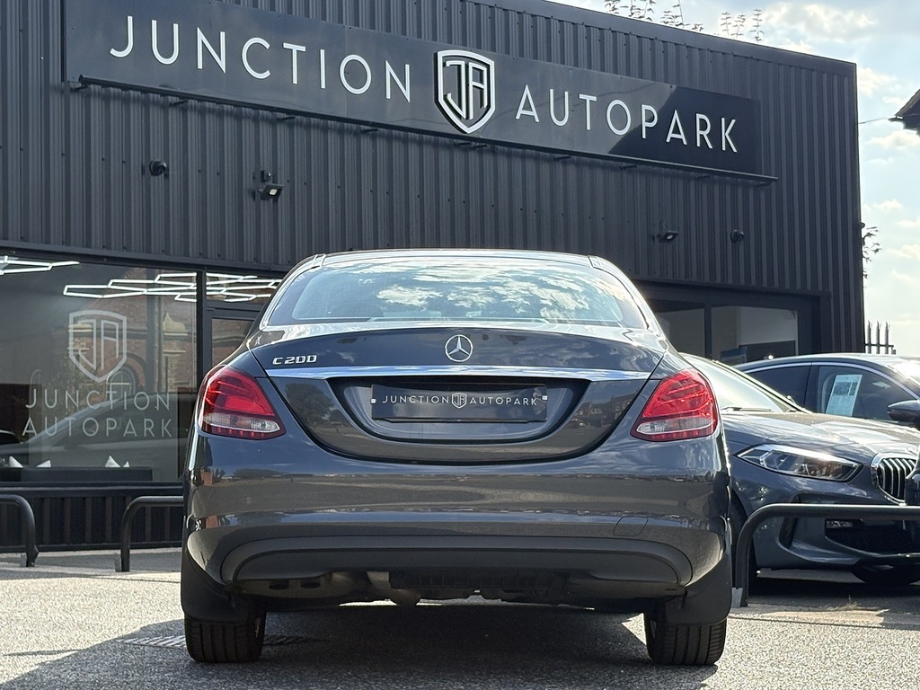 Mercedes-Benz C Class Saloon 2.1 C220 Bluetec Amg Line G-tronic Euro 6 Black #7