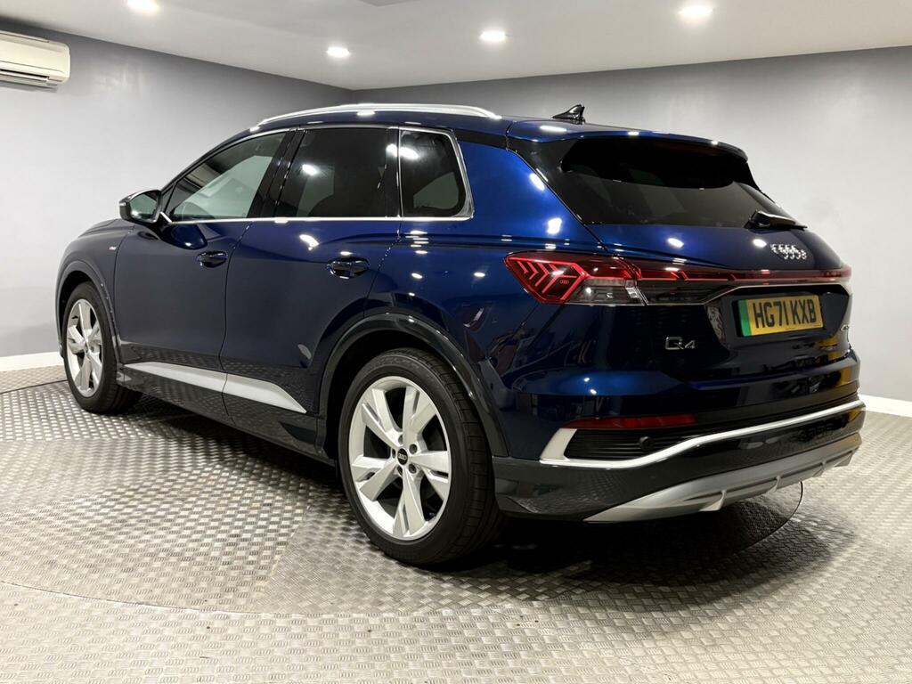 Audi Q4 E Tron 40 S Line 82Kwh Blue #5