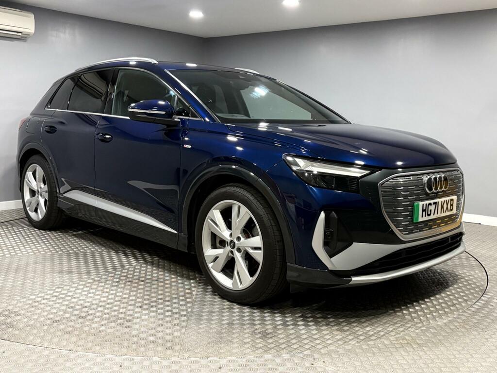 Audi Q4 E Tron 40 S Line 82Kwh Blue