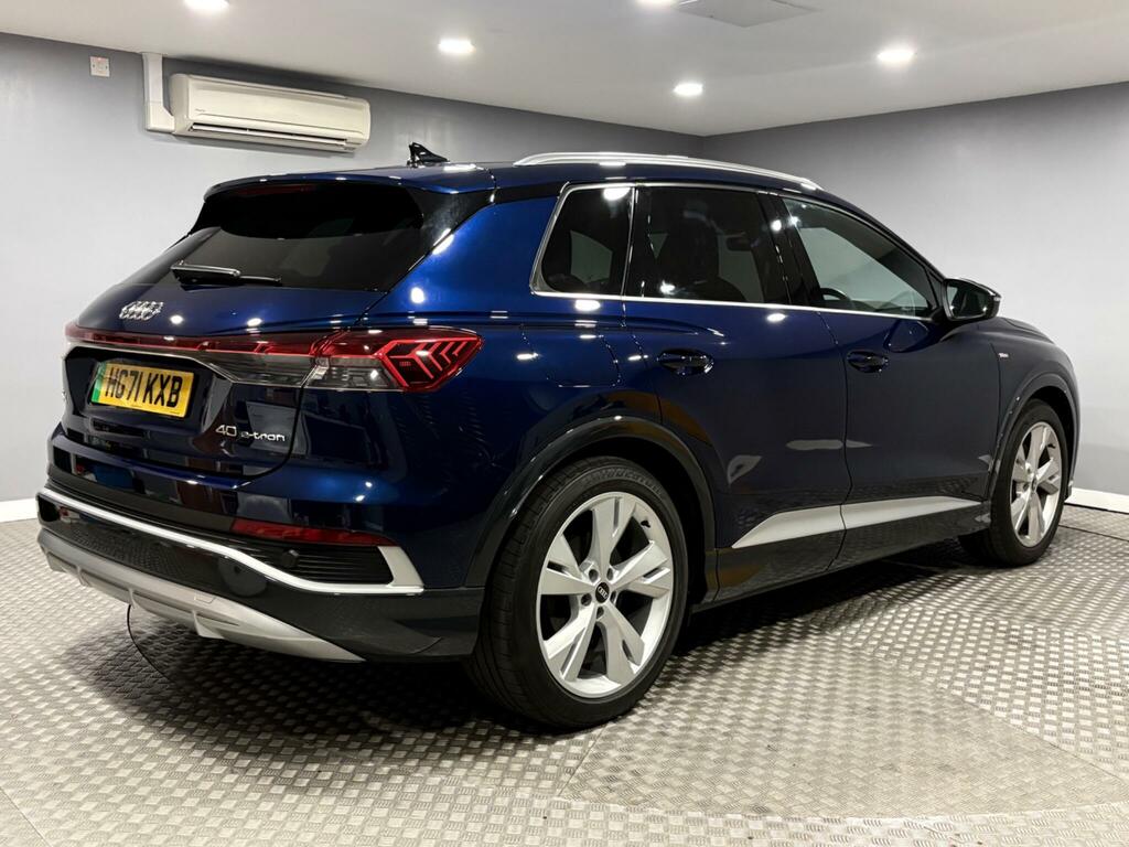 Audi Q4 E Tron 40 S Line 82Kwh Blue #3