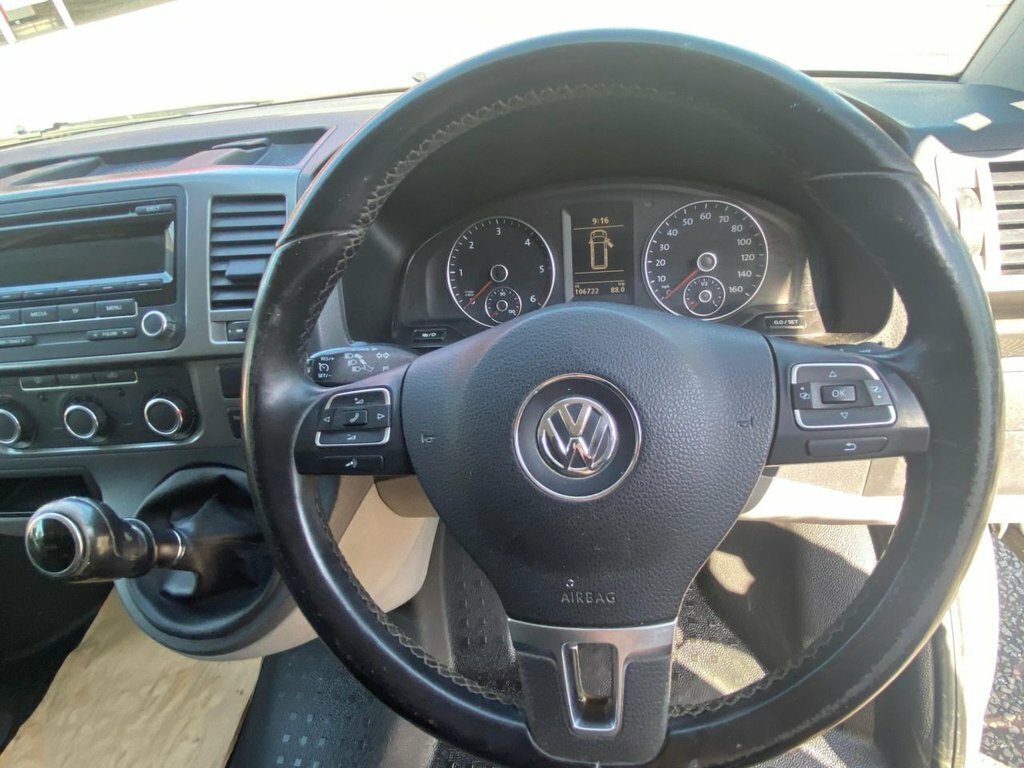 Volkswagen Transporter 2.0 Tdi T28 Trendline Panel Van Swb Standard Roof Black #13