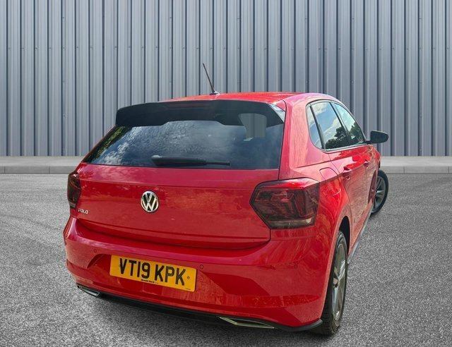 Volkswagen Polo 1.0 Tsi R-line Dsg Euro 6 S S Red #6