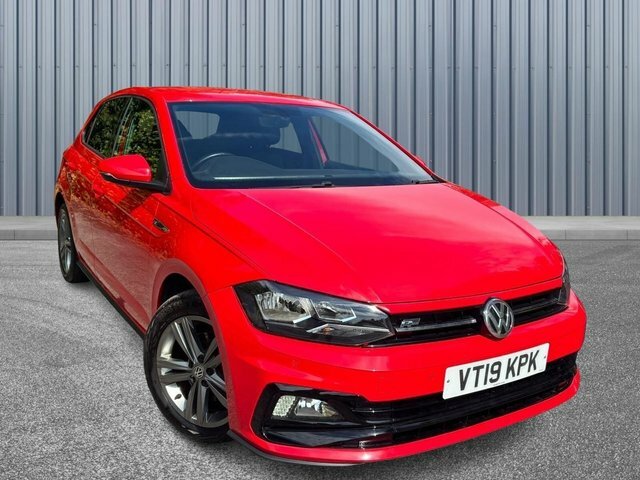 Volkswagen Polo 1.0 Tsi R-line Dsg Euro 6 S S Red