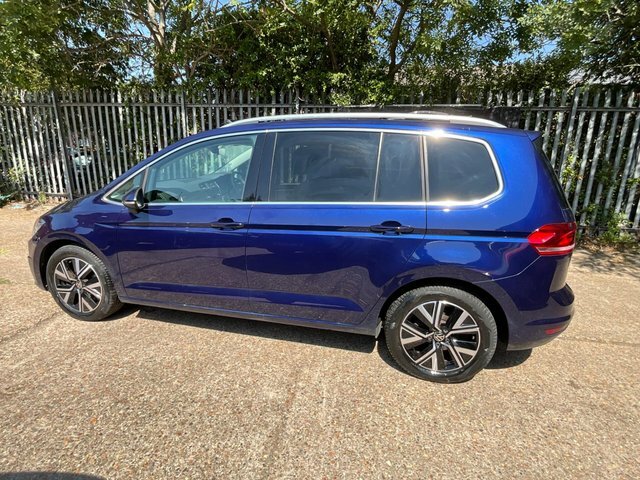 Volkswagen Touran Tsi Evo Sel Dsg Blue #4
