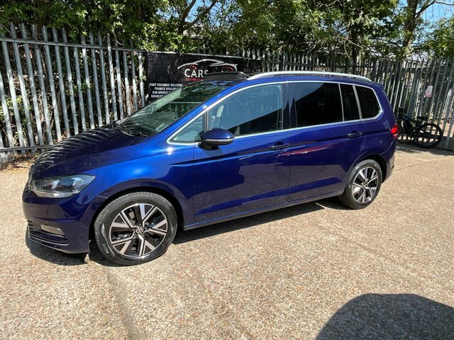 Volkswagen Touran Tsi Evo Sel Dsg Blue #3