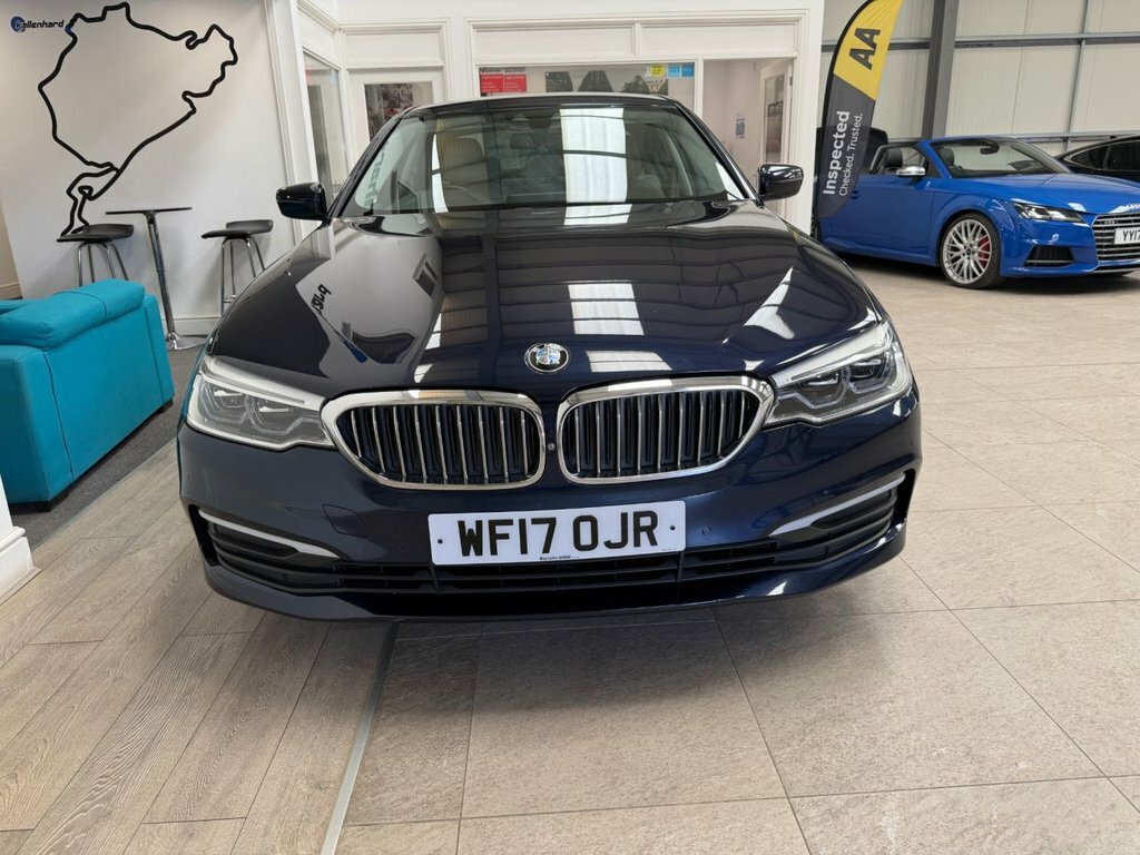 BMW 5 Series 3L Se Blue #4
