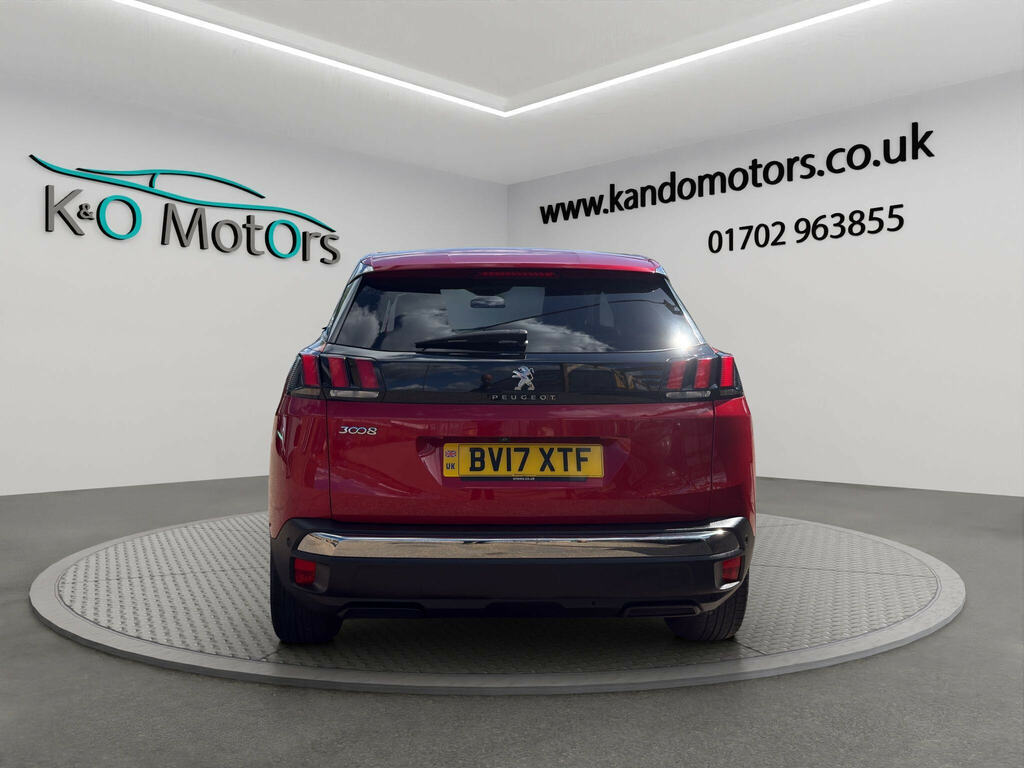 Peugeot 3008 1.6 Bluehdi Allure Euro 6 Ss BV17XTF Red #5