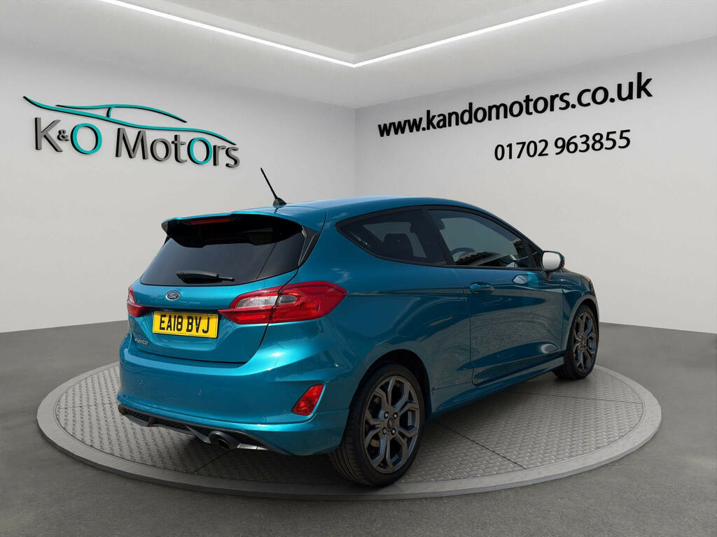 Ford Fiesta 1.0T Ecoboost St-line Euro 6 Ss EA18BVJ Blue #4