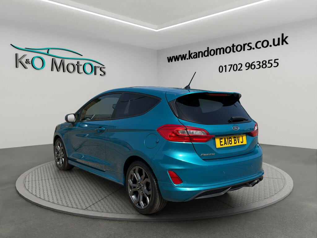 Ford Fiesta 1.0T Ecoboost St-line Euro 6 Ss EA18BVJ Blue #6