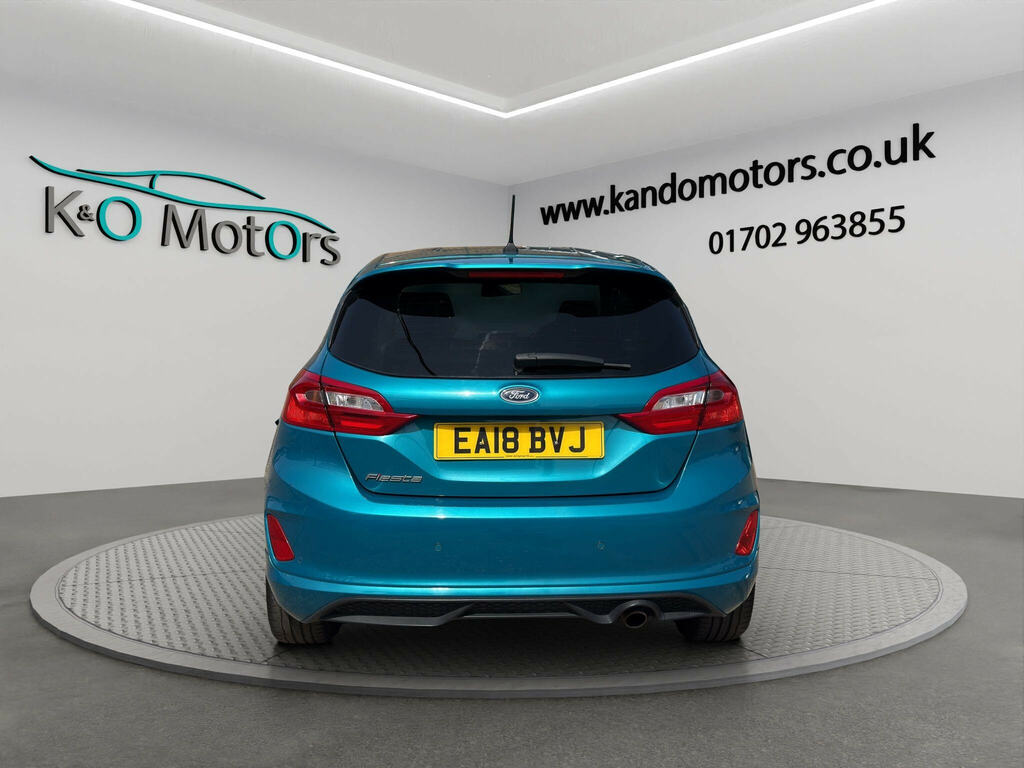 Ford Fiesta 1.0T Ecoboost St-line Euro 6 Ss EA18BVJ Blue #5