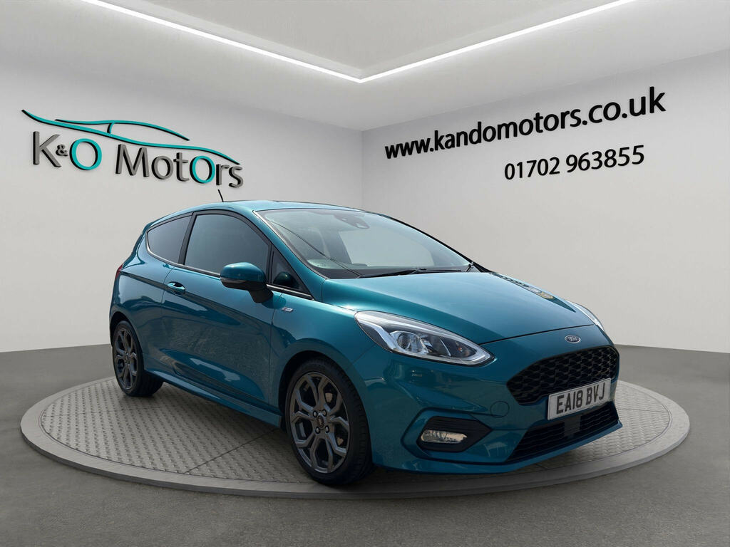 Ford Fiesta 1.0T Ecoboost St-line Euro 6 Ss Blue