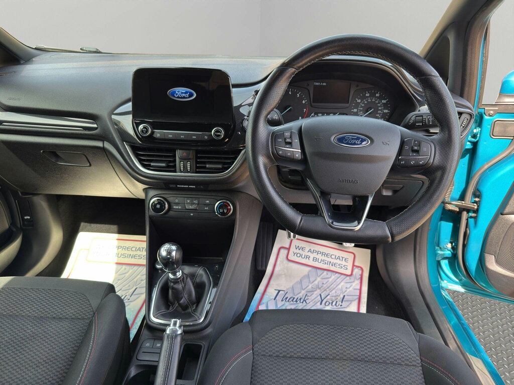Ford Fiesta 1.0T Ecoboost St-line Euro 6 Ss EA18BVJ Blue #2