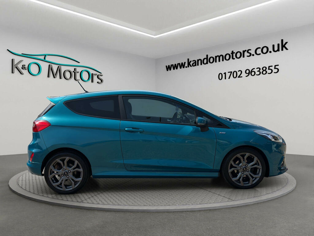 Ford Fiesta 1.0T Ecoboost St-line Euro 6 Ss EA18BVJ Blue #3