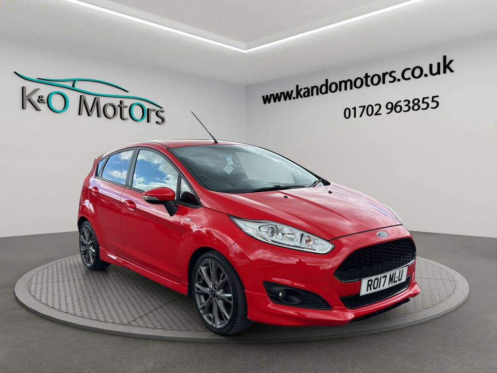 Ford Fiesta 1.0T Ecoboost St-line Euro 6 Ss Red